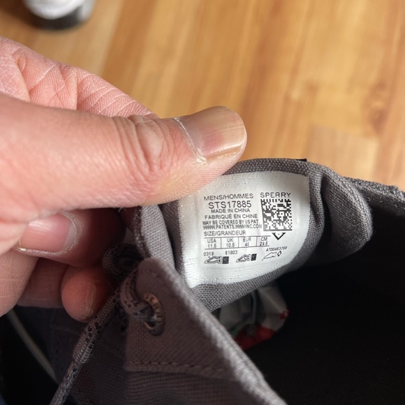 Sperry Men’s Canvass Sneakers Size 11.5 - Picture 6 of 6